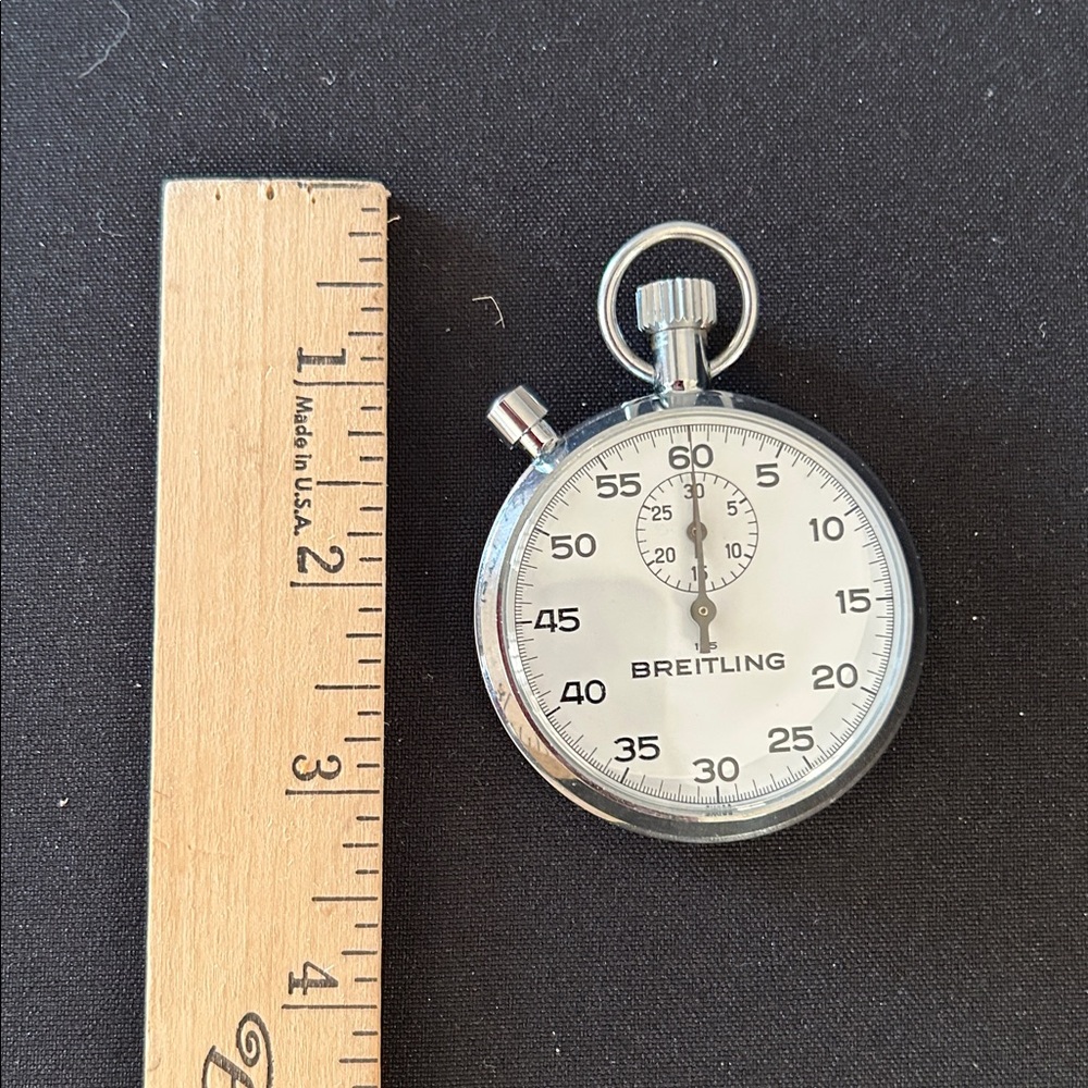 Vintage Breitling stopwatch Model 76 Mechanical winding watch Vintage circa 1940 - Picture 10 of 10